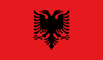 Flagge Albanisch