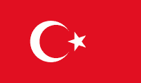 Flagge Türkisch
