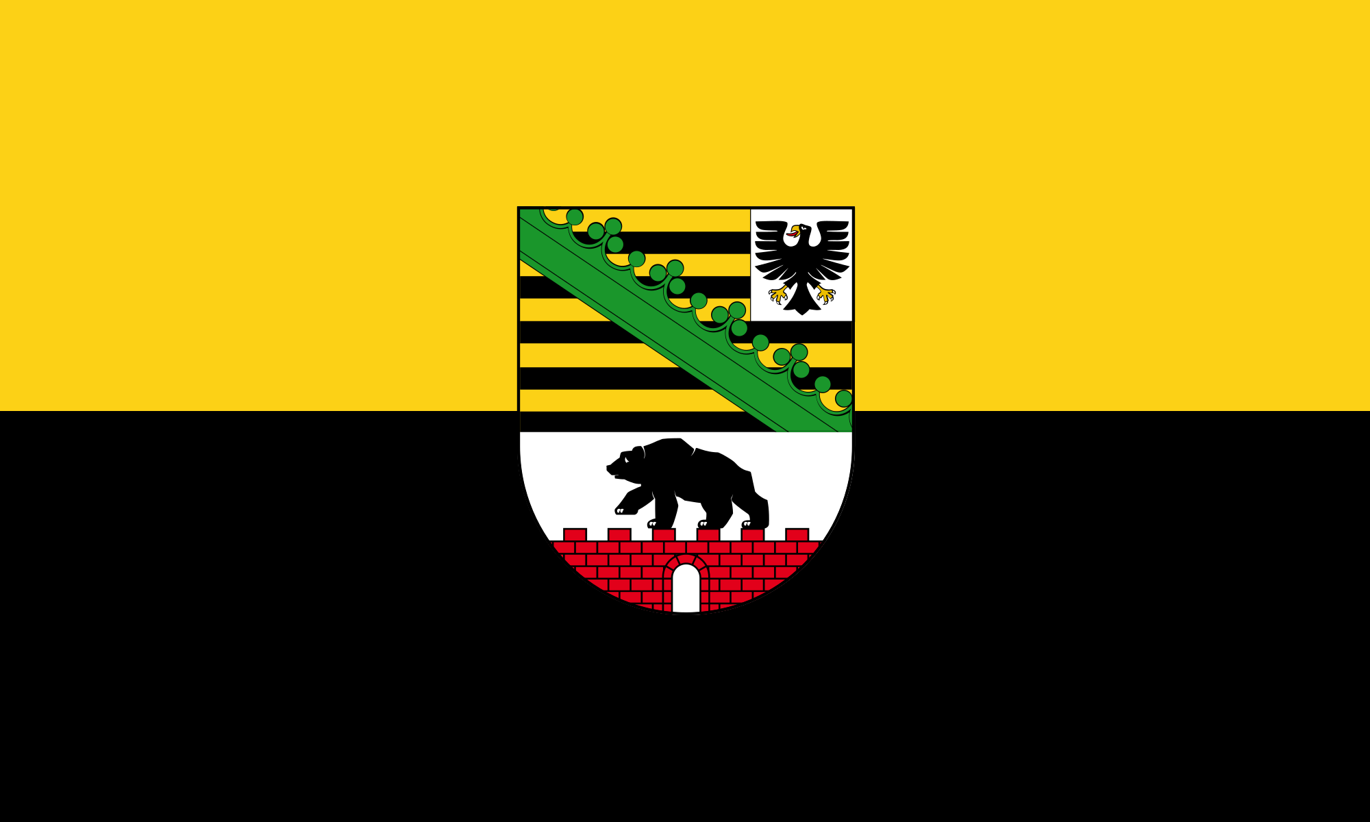Flagge Sachsen-Anhalt