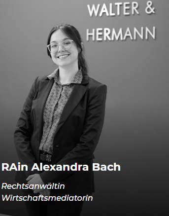 Rechtsanwältin und Wirtschaftsmediatorin Alexandra Bach