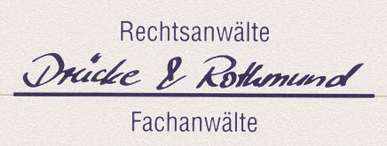 Rechtsanwalt   Frank Wilhelm Drücke