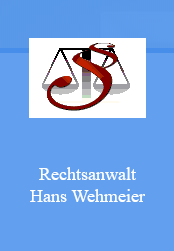 Rechtsanwalt    Hans Wehmeier
