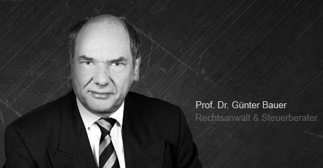 Rechtsanwalt und Steuerberater Prof. Dr. Günter Bauer