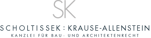 Kanzlei für Bau- und Architektenrecht Scholtissek : Krause-Allenstein