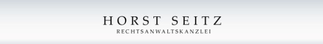 Rechtsanwalt Horst Seitz