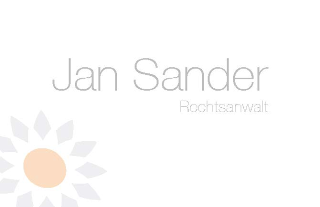 Rechtsanwalt Jan Sander