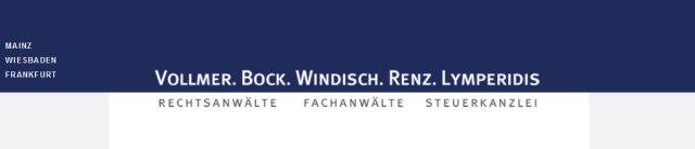 Vollmer, Bock, Windisch, Renz,Göbel Rechtsanwälte Fachanwälte Steuerkanzlei