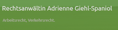 Rechtsanwältin Adrienne Giehl-Spaniol