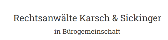 Rechtsanwälte Karsch & Sickinger