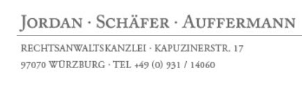 Sozietät Jordan, Schäfer, Auffermann